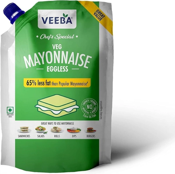 Veeba Eggless Mayonnaise 875 gm 