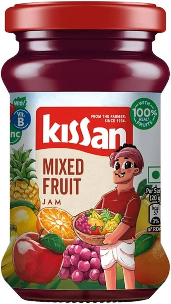 Kissan Mixed Fruit Jam , 200 g