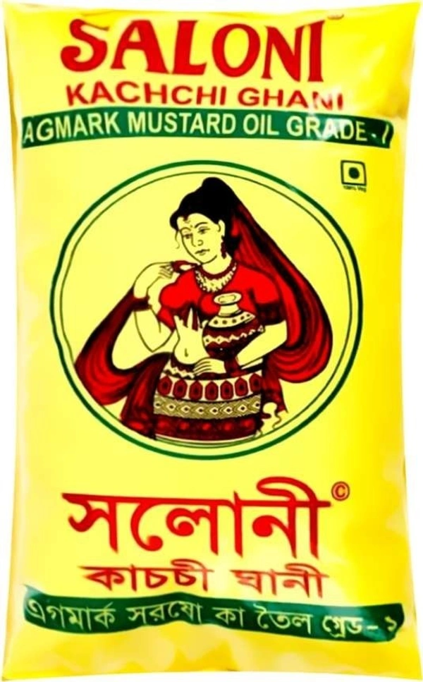 Saloni Mustard Oil 1 ltr Pouch