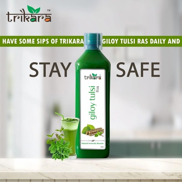 Trikara Giloy Tulsi Ras(1ltr)