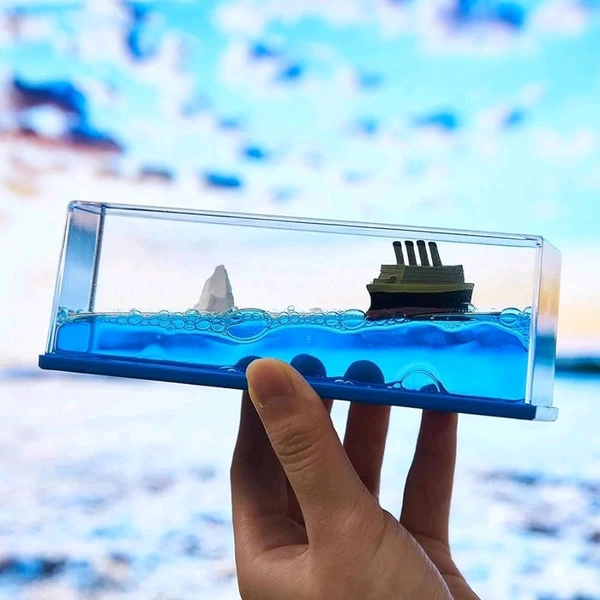 Titanic Car Dashboard Toy - Blue
