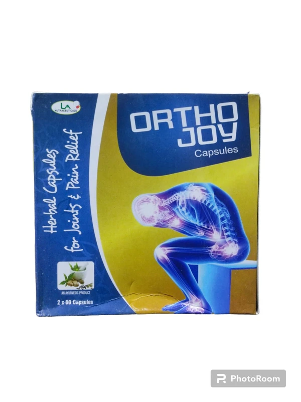 Ortho Joy Capsules ( Set On 2 Pots) Maha Discount Offer - Gold, 2 × 60 Pieces Capsules