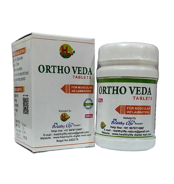 Orthoveda Tablets, (For All Kind Of Pain Cure)  - 60 tab container