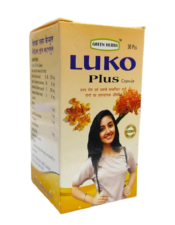 Luko Plus Capsules Green Herbs - 30 Capsules