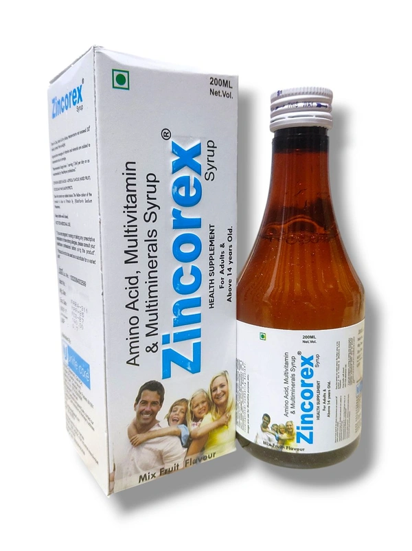 Zincorex Syrup For Multivitamin & Multimineral syrup - 200ml