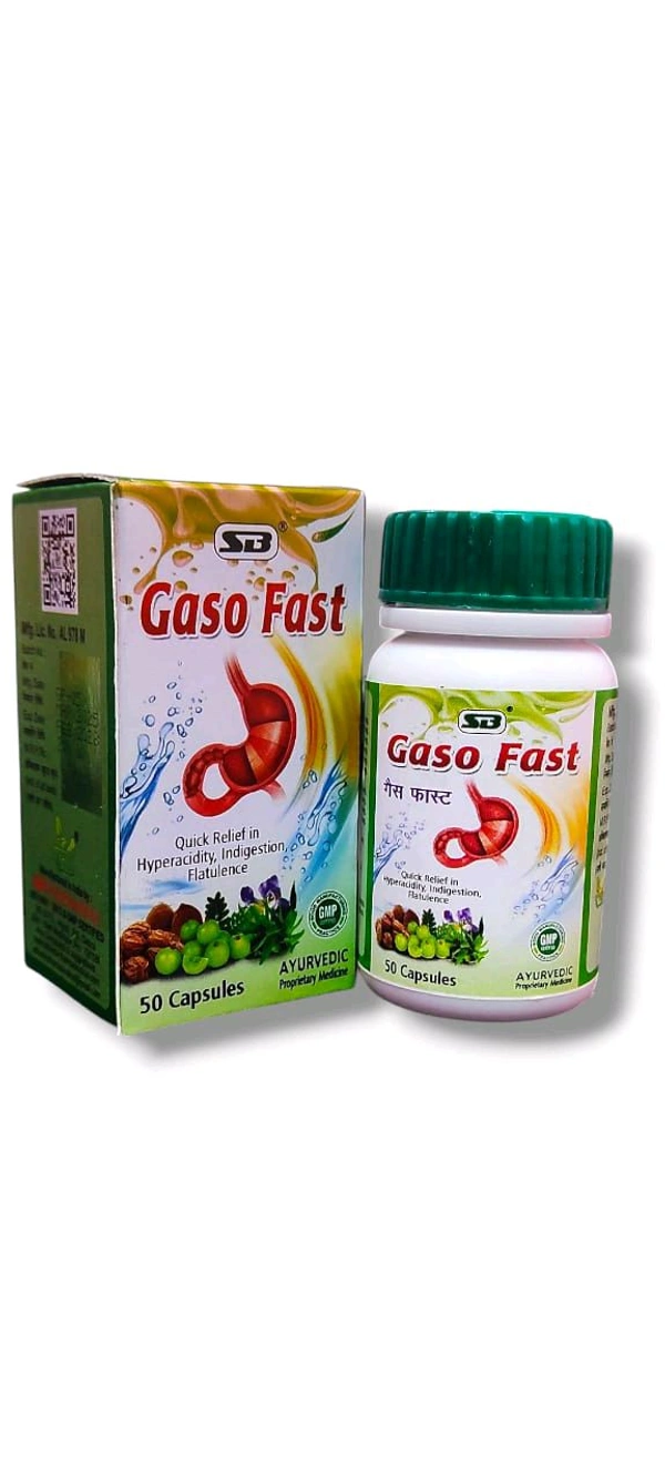 SB Gaso Fast Capsule  - 50 Capsules
