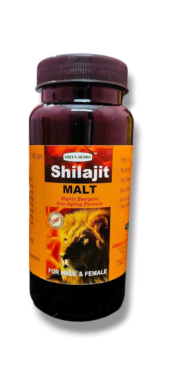 Shilajit Malt Green Herbs  - 400 Gram