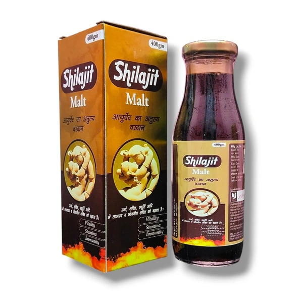 Unite Care Shilajeet Malt - Take Handle With Care, 400gm Glass Bottle