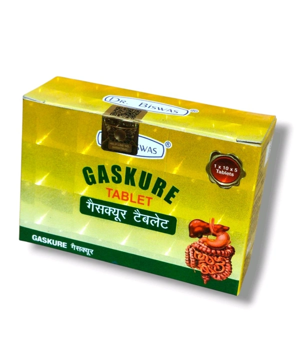 Gaskure Tablets - 10 tablets x 5 strips