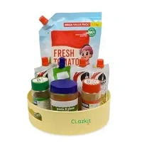  Multi-Purpose Kitchen Storage Revolving Tray Cosmetic Organizer Rotating Tray Lazy Susan for Kitchen Cabinet Spice Rack