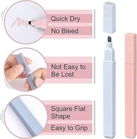 Shuttle Art 6 Pcs Aesthetic Cute Highlighters Bible Highlighters