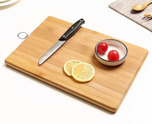 Wooden Cutting Board for Kitchen - Large Composite Cutting Board with Non-Slip Feet, Juice Groove, Dishwasher Safe - Thin, BPA Free & Eco-Friendly Chopping Board (36X26 Cm) - 36L x 26W x 1.8Th Centimeters