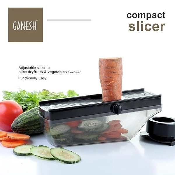  Vegetable Slicer Cutter, Black