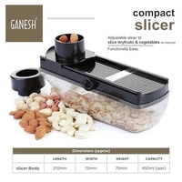  Vegetable Slicer Cutter, Black