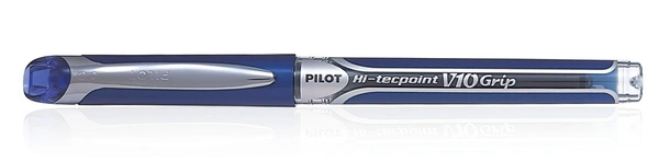 PILOT V-10 ROLLER BALL PEN 1 M.M. POINT (OMR SPECIAL) - BLUE