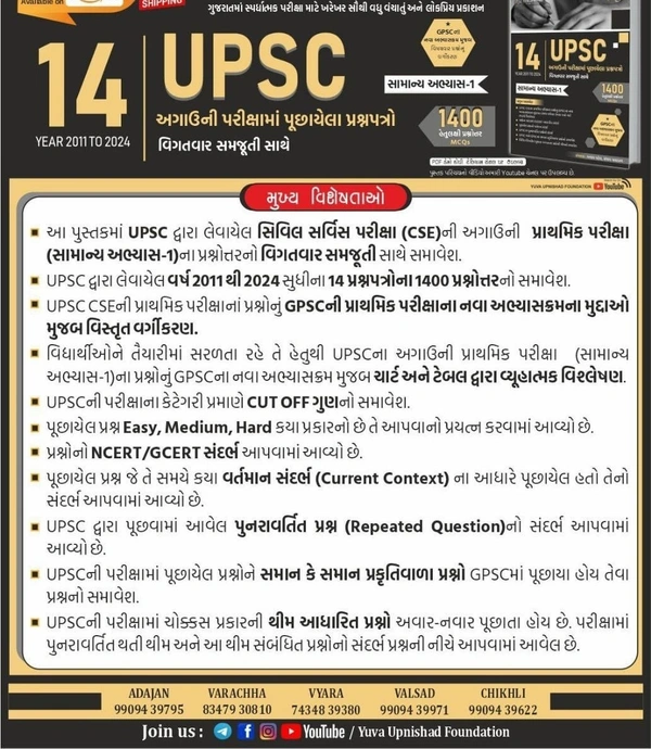 UPSC PYQs 14 PAPERSET 