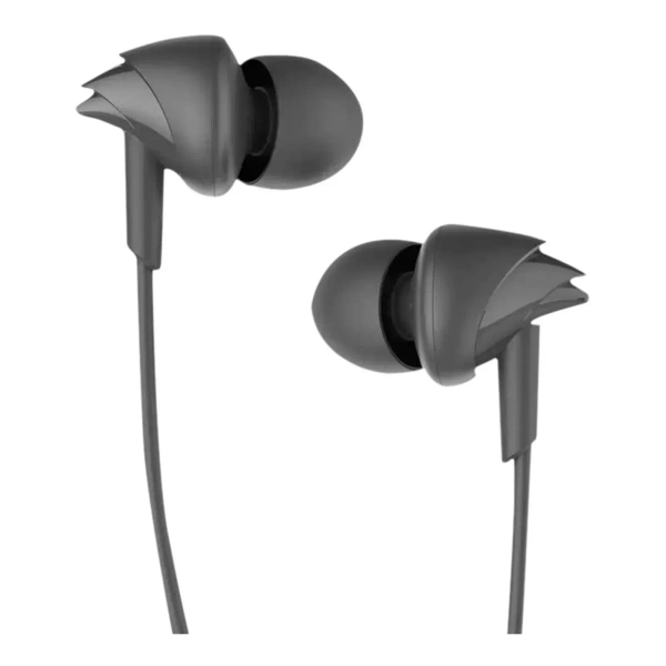 PONTIAC MT-E1 Wired Earphone with Mic 3.5MM Jack - Black