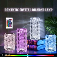Crystal Lamp Light 12 Colors - multicolor