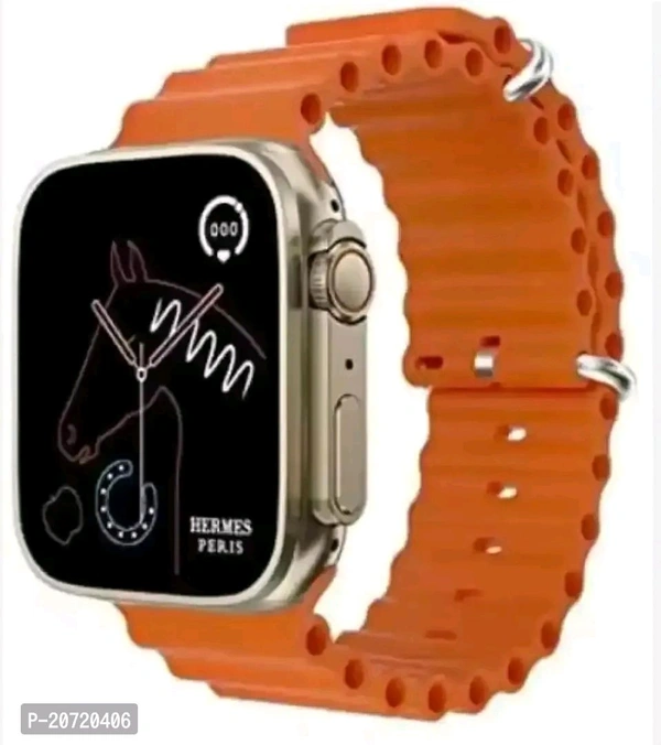 T800 Ultra Smartwatch 1.99 Inches Series 8 Men Smartwatch Women Wireless Charging Touch Screen Smartwatch. Warranty Description:  Manual EntryWeight: 0.1 (in kgs)Within 6-8 business days However, to find out an actual date of delivery, please enter your pin code.T800 Ultra Smartwatch 1.99 Inches Series 8 Men Smartwatch Women Wireless Charging Touch Screen Smartwatch. - Carrot Orange, 1.99