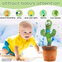 Cactus Toy Talking Cactus Plant Plush Toy Dancing CactusSize: 1 Year Plus Color:  Green Type:  Other Material:  OtherWithin 6-8 business days However, to find out an actual date of delivery, please enter your pin code.Color,Size and Design may vary.Talking Dancing Cactus Toy Operation Process : At the bottom, remove the screw with a screwdriver, install AA batteries 3 pack, and tig - Green