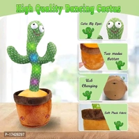 Cactus Toy Talking Cactus Plant Plush Toy Dancing CactusSize: 1 Year Plus Color:  Green Type:  Other Material:  OtherWithin 6-8 business days However, to find out an actual date of delivery, please enter your pin code.Color,Size and Design may vary.Talking Dancing Cactus Toy Operation Process : At the bottom, remove the screw with a screwdriver, install AA batteries 3 pack, and tig - Green