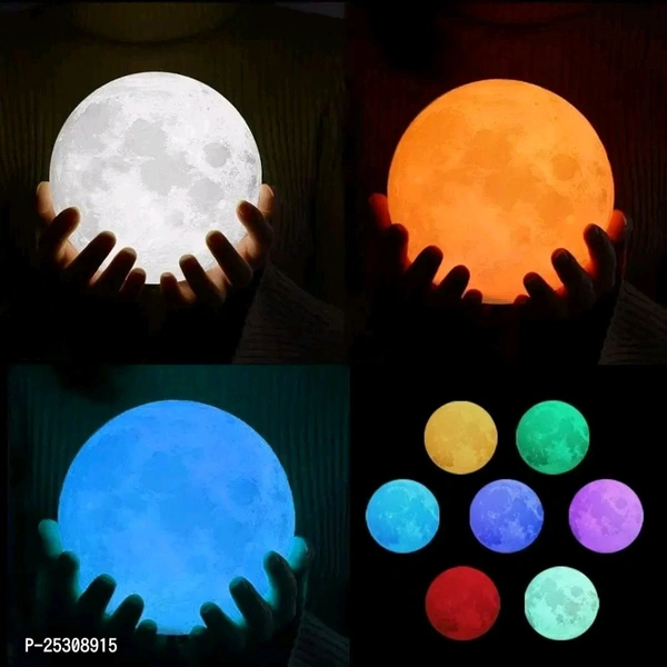 7 Colour Changing Moon Light Lamp For Decoration...