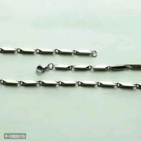 Gargish Stainless Steel Stylish Rice Chain Necklace for Men and Boys, Free Size (Silver)Size: medium Style:  silverWithin 6-8 business days However, to find out an actual date of delivery, please enter your pin code.bull; Gargish Stainless Steel Stylish Rice Chain Necklace for Men and Boys, Free Sizebull; QUALITY: Made from High Quality Stainless Steel. Five Layer Micro Plated For  - Silver, Free Size