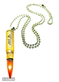 Dynamic Retail Global Bullet Locket Pendant Necklace Chain Jewellery for Men  Boys Fashion BLT293Size: free sizeWithin 6-8 business days However, to find out an actual date of delivery, please enter your pin code.bull; Material: Made of durable and stainless steel, non irritating for all skin types. Metallic coating will keep you away from rashes.bull; Care Instructions:?Wipe with  - Mint Green, Free Size