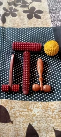 4 Massager Combo Set Full Body Massager  - Brown