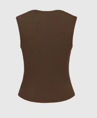 RIBBED CO-ORD SET TOP - Xs