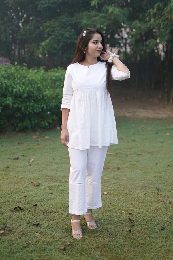 Schifili Cord Set  - White, XL