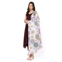 Solid Elegant Brown Kurta Set With Dupatta  - Morocco Brown, L