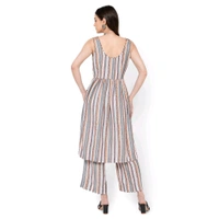 Stripe Dress With Pant  - Mine Shaft, L