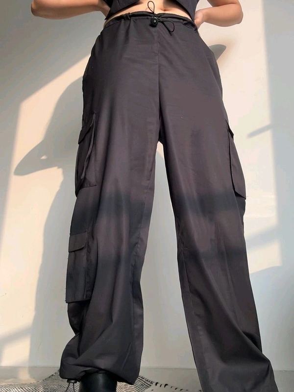 Black Cargo Pant  - XL