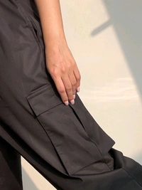 Black Cargo Pant  - XL