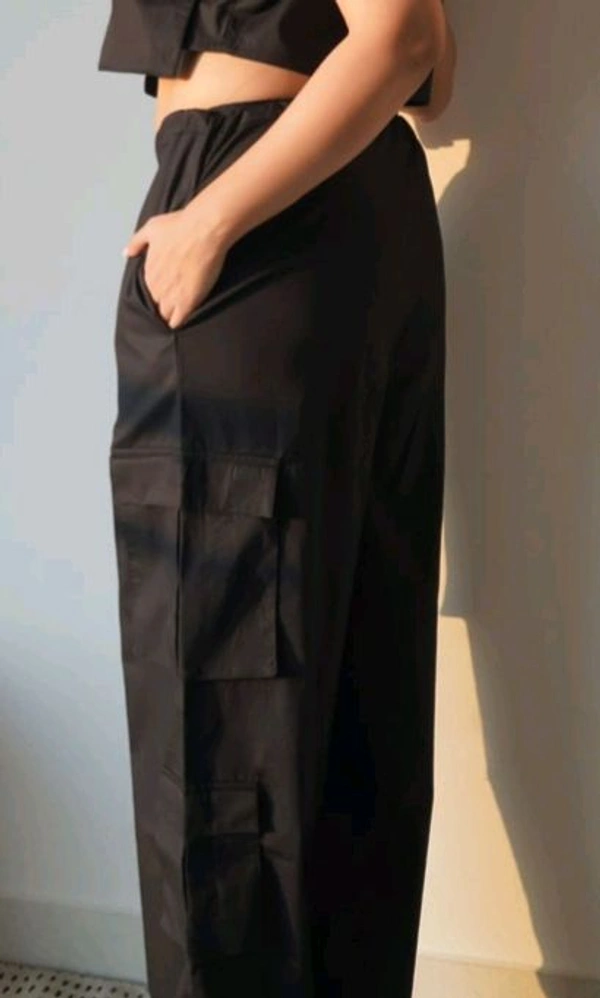 Black Cargo Pant  - XL