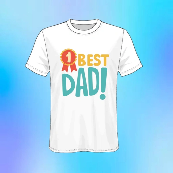 Father's Love Branded T Shirt For Men And Women  - White, XL