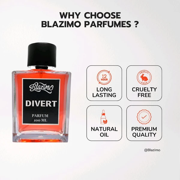 BLAZIMO DIVERT | PARFUM MADE FOR MAN AND WOMEN - 100ML