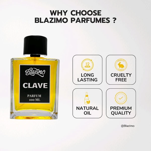 BLAZIMO CLAVE | PARFUM MADE FOR MAN AND WOMEN - 100ML