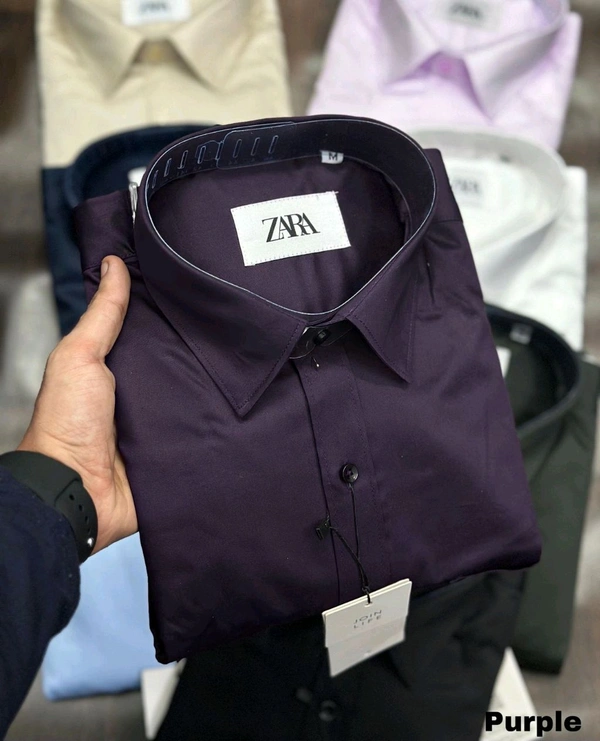 Zara Men Custom Fit Normal Shirt - XL-42