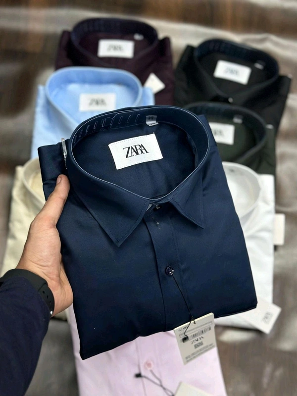 Zara Men Custom Fit Normal Shirt - XL-42