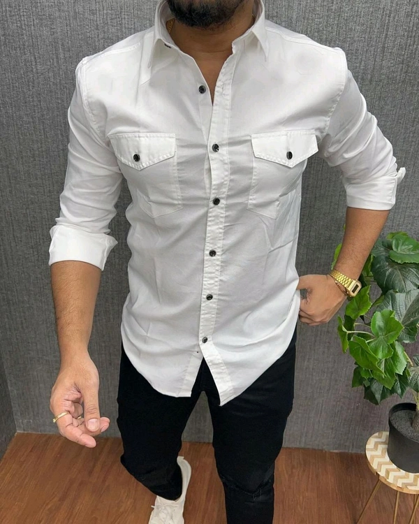 Double pocket cargo shirts  - L-40