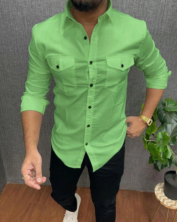 Double pocket cargo shirts  - L-40