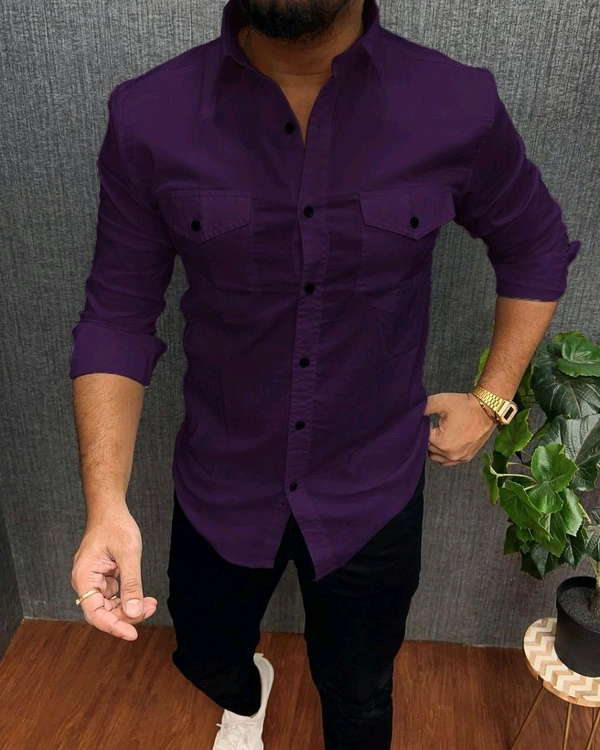 Double pocket cargo shirts  - XXL-44