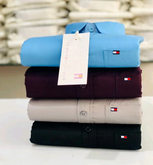 TOMMY 4 Pc Combo Cotton Regular Fit Shirt - L-40