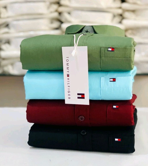 TOMMY 4 Pc Combo Cotton Regular Fit Shirt - XXL-44