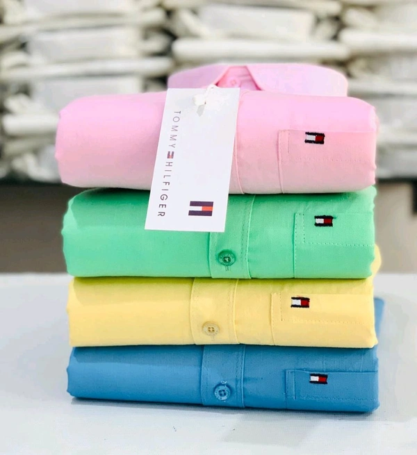 TOMMY 4 Pc Combo Cotton Regular Fit Shirt - L-40