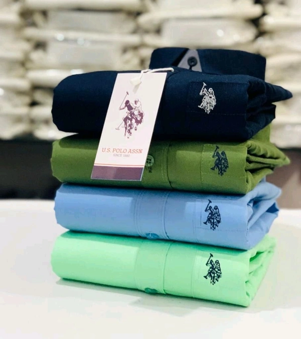 USPOLO 4 Pc Combo Cotton Regular Fit Shirt - M-38