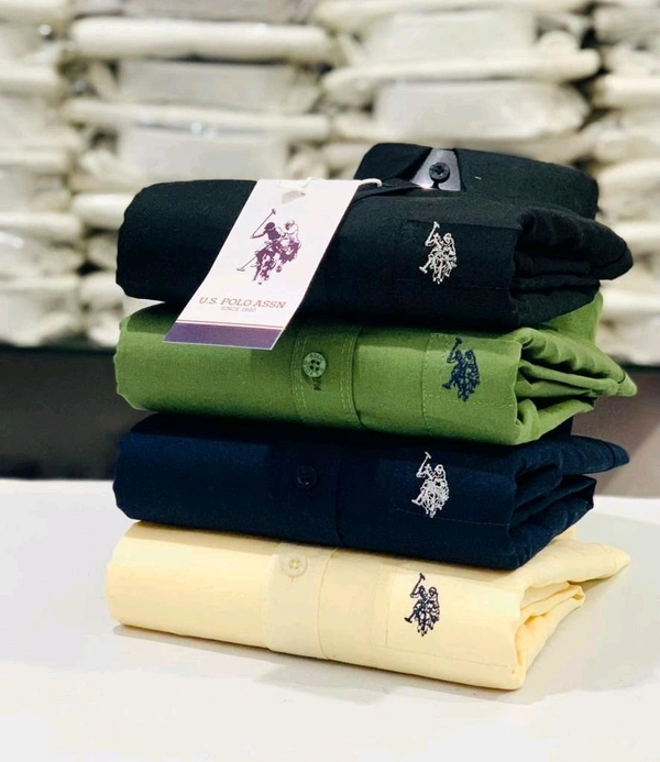 USPOLO 4 Pc Combo Cotton Regular Fit Shirt - XXL-44