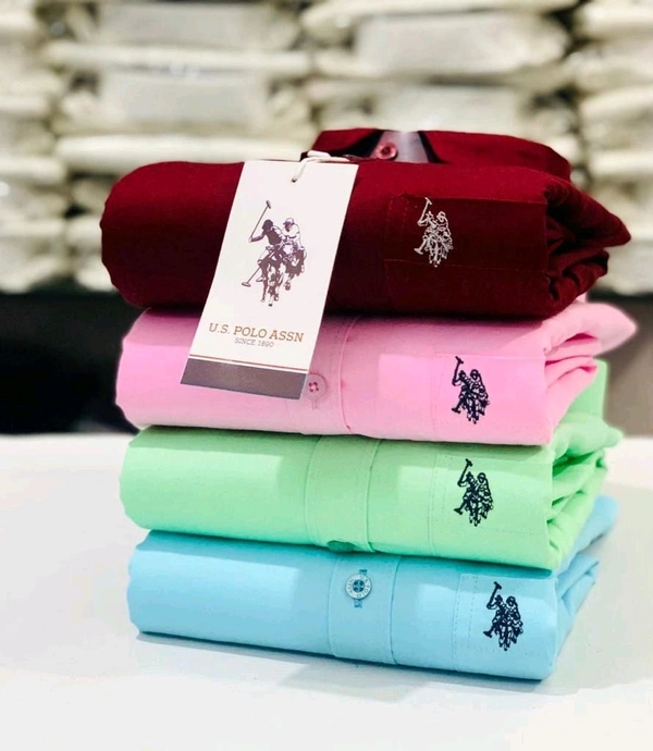 USPOLO 4 Pc Combo Cotton Regular Fit Shirt - XXL-44